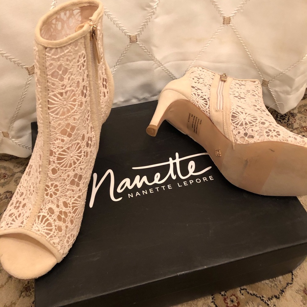 Nanette Lenore lace ankle boot